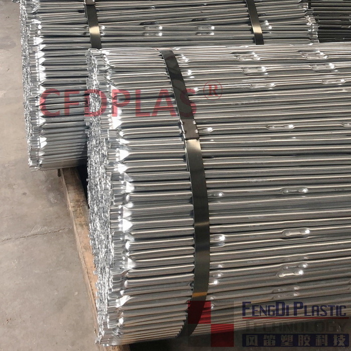 Welded Galvanized Embossed Vertical Steel Tubes