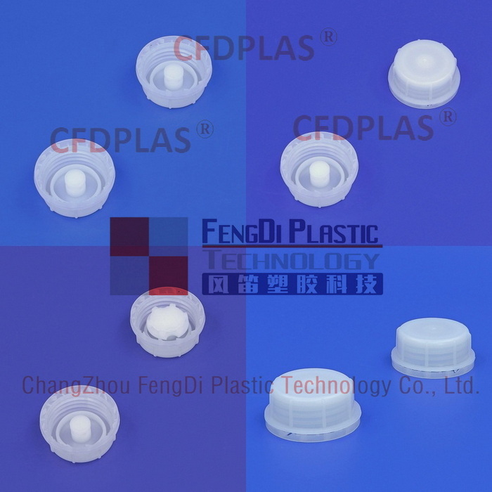 CFDPLAS HDPE DIN51mm Threaded Vented Caps