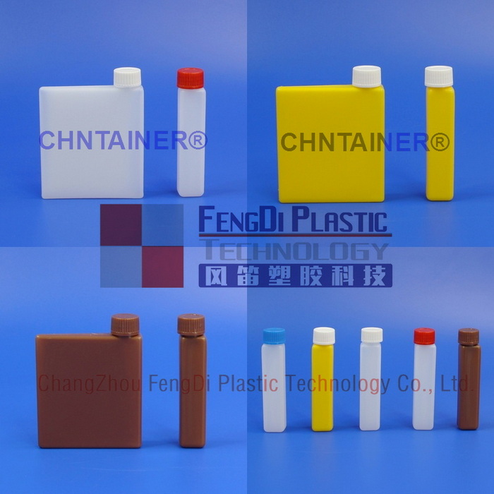 Brown Color Hitachi Biochemistry Reagent Bottles 70ml 20ml