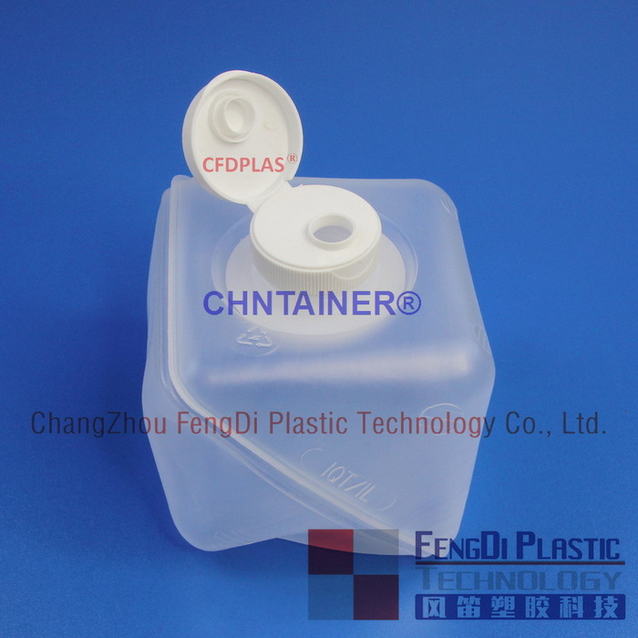 38mm Flip Top Pour Spout Cap for Squeezable Cubitainer
