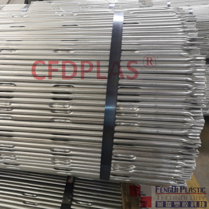 Welded Galvanized Embossed Vertical Steel Tubes