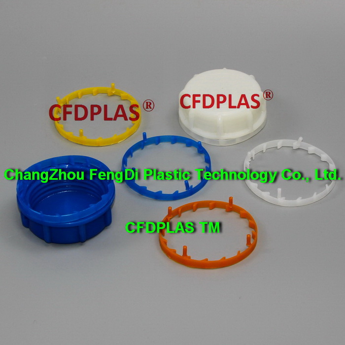 61mm Tamper Evident Cap with attached tamper-evidence ring