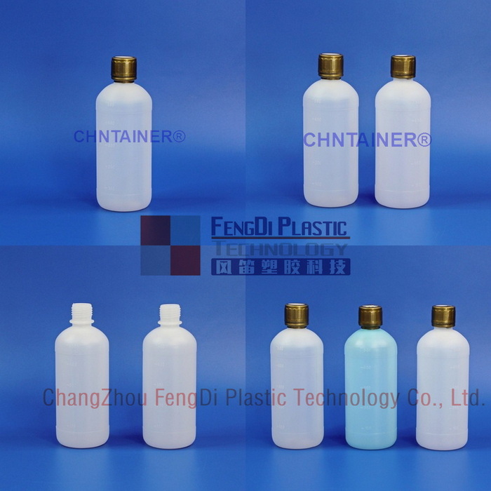500ml Alcohol Solution Round Bottle with Induction Sealing Cap