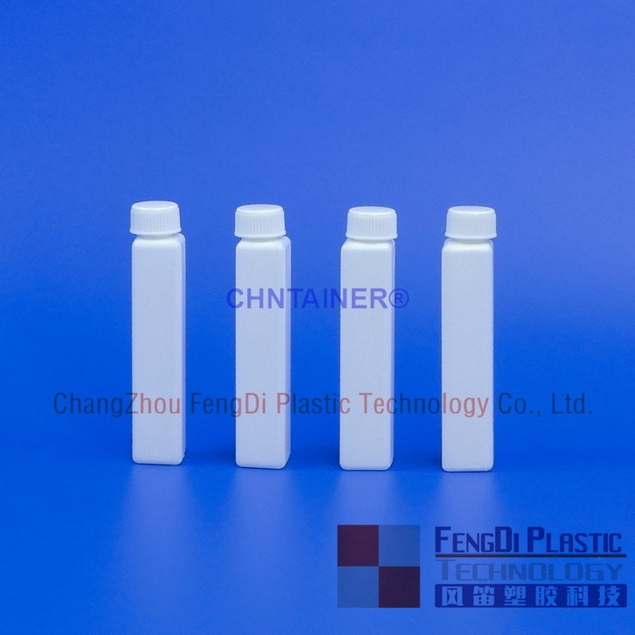 White Reagent Jars Bottles 40ml and 30ml Used on Metrolab 4000 Chemistry Analyzer 