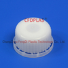 Natural HDPE DIN40mm Vented Closures